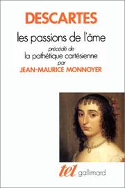 Cover of: Les passions de l'âme