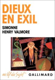 Cover of: Dieux en exil by Simonne Henry Valmore