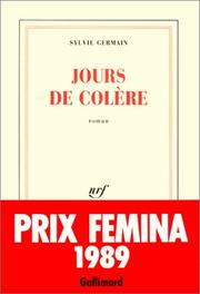 Cover of: Jours de colère by Sylvie Germain
