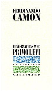 Cover of: Conversations avec Primo Levi