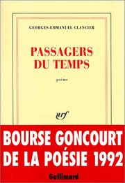 Cover of: Passagers du temps by Georges Emmanuel Clancier