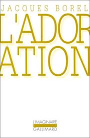 Cover of: L'adoration