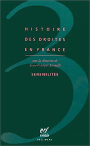 Cover of: Histoire des droites en France, tome 3  by Jean-François Sirinelli
