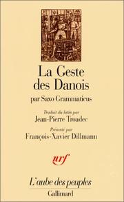 Cover of: La Geste des Danois. by Saxo Grammaticus