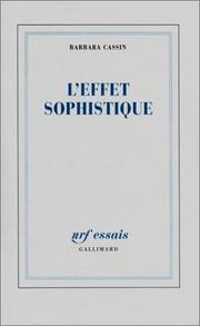 Cover of: L' effet sophistique