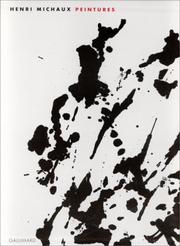 Cover of: Henri Michaux: peintures