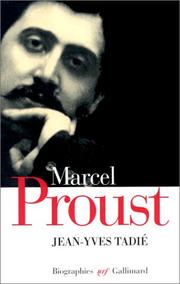 Cover of: Marcel Proust by Jean-Yves Tadié