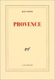 Cover of: Provence by Jean Giono