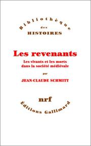 Cover of: Les revenants by Jean-Claude Schmitt