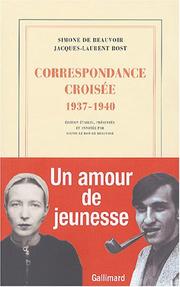 Cover of: Correspondance croisée: 1937-1940