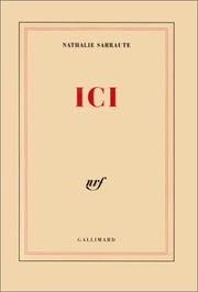 Cover of: Ici by Nathalie Sarraute