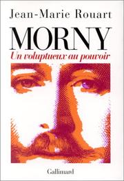 Cover of: Morny: Un voluptueux au pouvoir