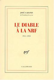 Cover of: Le diable à la NRF (1911-1951)