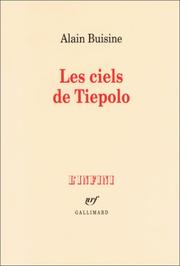 Cover of: Les ciels de Tiepolo