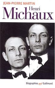 Cover of: Henri Michaux by Jean-Pierre Martin