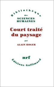 Cover of: Court traité du paysage