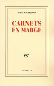 Cover of: Carnets en marge by Roland Dubillard