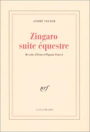 Zingaro, suite équestre by André Velter