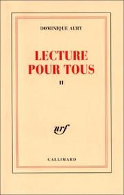 Cover of: Lecture pour tous II