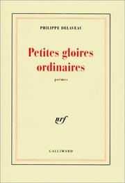 Cover of: Petites gloires ordinaires: poèmes