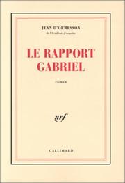 Cover of: Le Rapport Gabriel