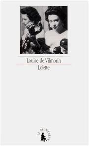 Cover of: Lolette by Vilmorin, Louise de