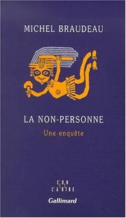 Cover of: La non-personne: une enquête
