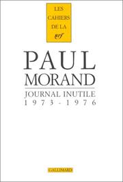 Cover of: Journal inutile, tome 2 : 1973 - 1976