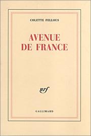 Cover of: Avenue de France