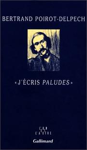 Cover of: J'écris Paludes