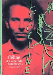 Cover of: Céline : "Ça a débuté comme ça"