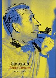 Cover of: Simenon: écrire l'homme