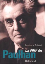 Cover of: La NRF de Paulhan