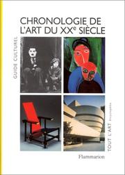 Cover of: Chronologie de l'art du XXe siècle