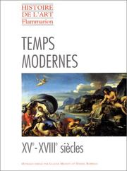 Cover of: Histoire de l'art Flammarion. Temps modernes : XVe-XVIIIe siècles