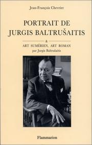 Cover of: Portrait de Jurgis Baltrušaitis