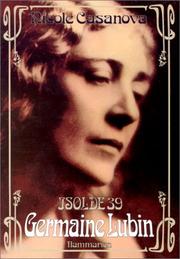 Cover of: Isolde 39: Germaine Lubin