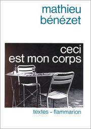 Cover of: Ceci est mon corps: mélange