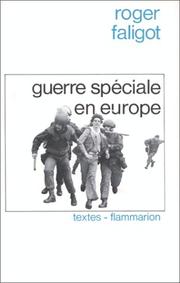 Cover of: Guerre spéciale en Europe: le laboratoire irlandais
