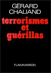Cover of: Terrorismes et guérillas by Gérard Chaliand