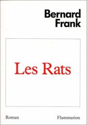 Cover of: Les Rats by Bernard Frank