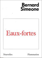 Cover of: Eaux-fortes: nouvelles