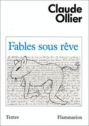 Cover of: Fables sous rêve, 1960-1970