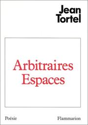 Cover of: Arbitraires espaces: vers