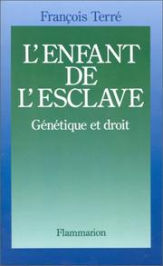 Cover of: L' enfant de l'esclave by François Terré