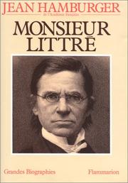 Monsieur Littré by Jean Hamburger