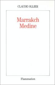 Cover of: Marrakch Medine by Claude Ollier