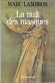 Cover of: La nuit des masques