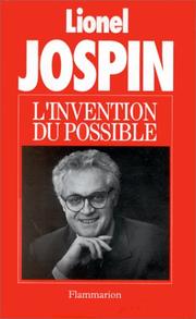 Cover of: L' invention du possible