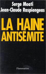 Cover of: La haine antisémite